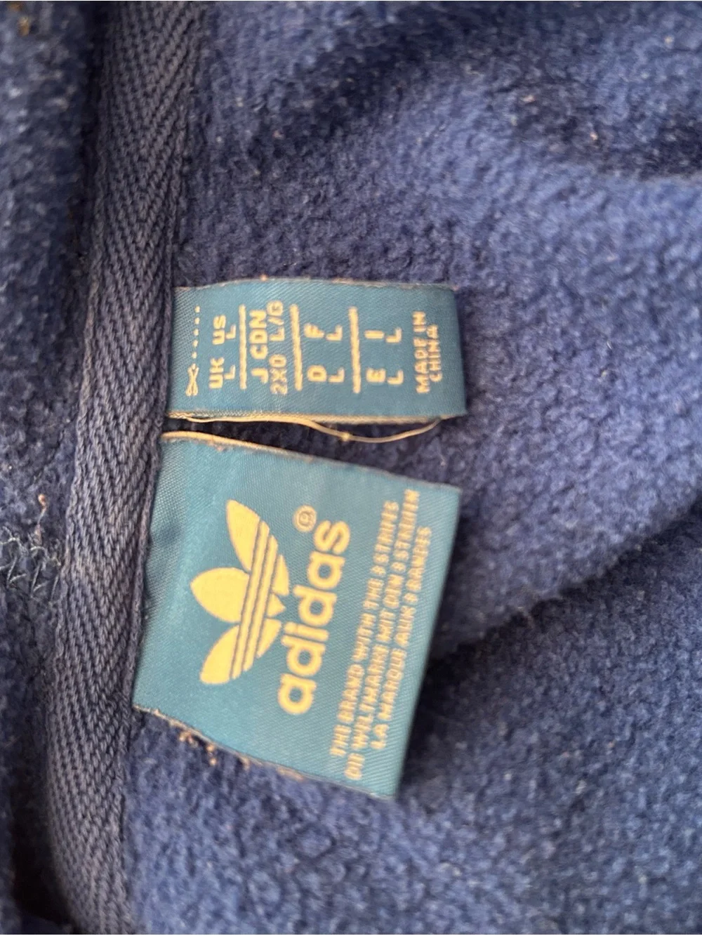 adidas Men's Royal Blue & Yellow Indiana Hoodie
